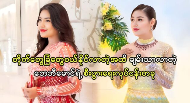 The big business of actress Baby Maung  got rich not from his art work 